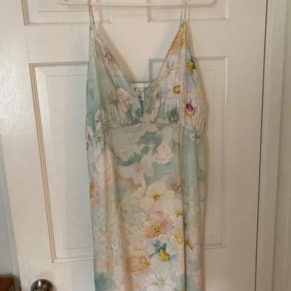 H&M long colorful slip lightweight dress - size Small - Picture 2 of 7